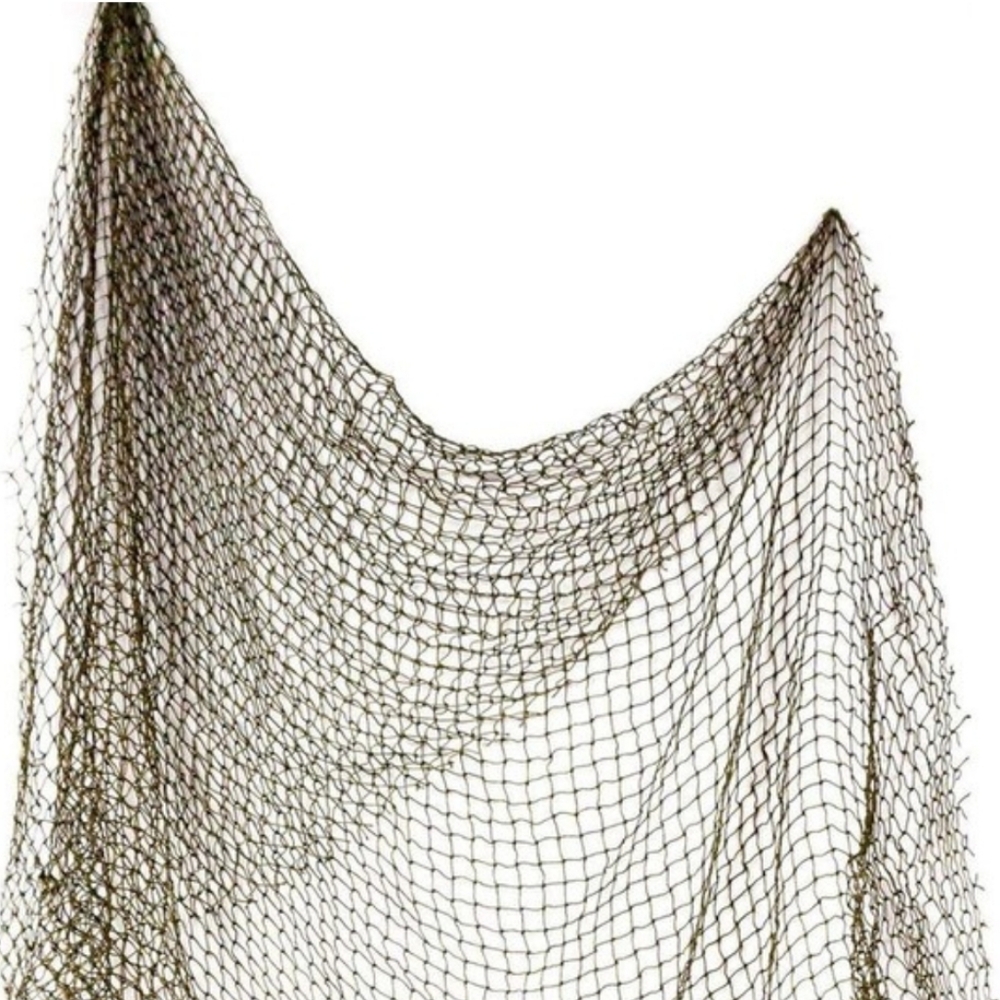 Decorative Fish Net 5ft x 7ft Authentic Nautical Fishhing Net
